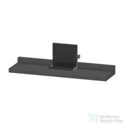   Duravit SIVIDA 40x11,5 cm-es polc Sivida tükörhöz fekete tartóval, matt grafit SV74300BD490000
