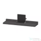 Duravit SIVIDA 40x11,5 cm-es polc Sivida tükörhöz fekete tartóval, matt grafit SV74300BD490000