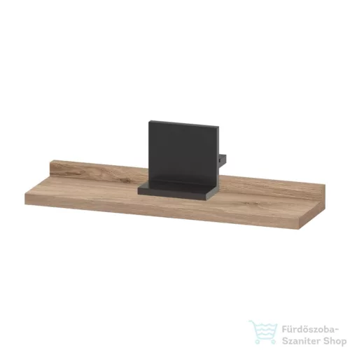Duravit SIVIDA 40x11,5 cm-es polc Sivida tükörhöz fekete tartóval, márványos tölgy SV74300BD550000