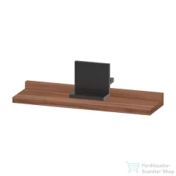   Duravit SIVIDA 40x11,5 cm-es polc Sivida tükörhöz fekete tartóval, matt dió SV74300BD790000