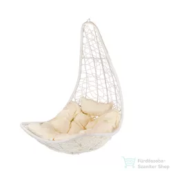   Leziter Natal Easy kerti függőfotel párnával fehér SW-012W-AN-PAR