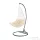 Leziter Natal kerti függőfotel fehér-fekete SW-012W-AN_SW-007-STBL