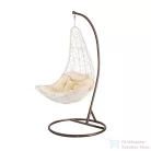 Leziter Natal kerti függőfotel fehér-barna SW-012W-AN_SW-007-STBR