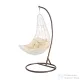 Leziter Natal kerti függőfotel fehér-barna SW-012W-AN_SW-007-STBR