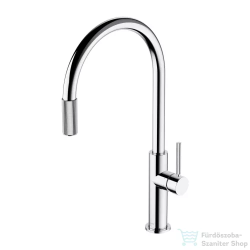 Omnires SWITCH álló mosogató csaptelep szűrővel, króm SW9057-FD1CR