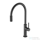Omnires SWITCH álló mosogató csaptelep szűrővel, szálcsiszolt grafit SW9057-FD1GR