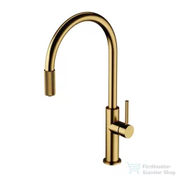   Omnires SWITCH álló mosogató csaptelep, szálcsiszolt arany SW9057GLB