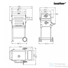 Leziter Helix multifunkciós faszenes kerti grillsütő T055-1