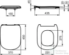 Ideal Standard TESI wc ülőke,fehér T352801