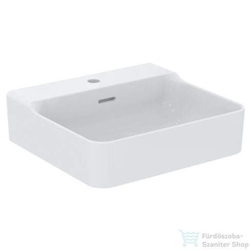 Ideal Standard CONCA 50x45 cm-es falra/bútorra szerelhető csiszolt aljú mosdó,matt fehér T3812V1