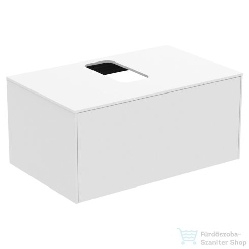 Ideal Standard CONCA 80,2x50,5 cm-es 1 fiókos szekrény kivágott lappal,mosdó nélkül,matt fehér T3929Y1