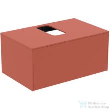   Ideal Standard CONCA 80,2x50,5 cm-es 1 fiókos szekrény kivágott lappal,mosdó nélkül,sunset matt T3929Y3