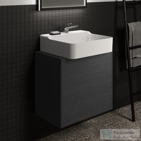 Ideal Standard CONCA 60,2x37,3  cm-es 1 fiókos szekrény kivágott lappal,mosdó nélkül,smoked oak T3934Y4