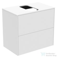   Ideal Standard CONCA 60,2x37,3 cm-es 2 fiókos szekrény kivágott lappal,mosdó nélkül,matt fehér T3946Y1