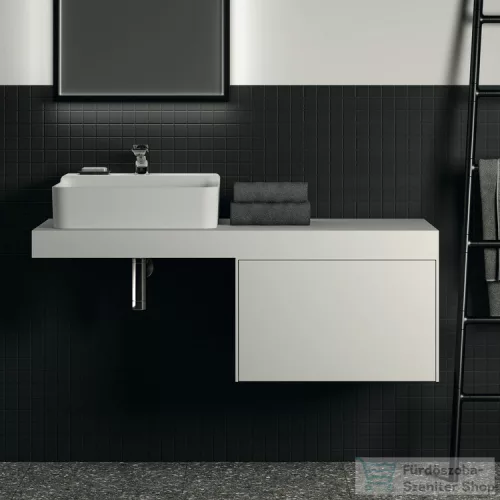 Ideal Standard CONCA 120x50,5x8 cm-es pult bútorra,kivágás nélkül,Matt fehér T3952Y1