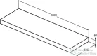 Ideal Standard CONCA 160x50,5x8 cm-es pult bútorra,kivágás nélkül,Matt antracit T3953Y2