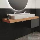 Ideal Standard CONCA 160x50,5x8 cm-es pult bútorra,kivágás nélkül,Light oak T3953Y6