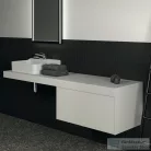 Ideal Standard CONCA 180x50,5x8 cm-es pult bútorra,kivágás nélkül,Matt fehér T3954Y1