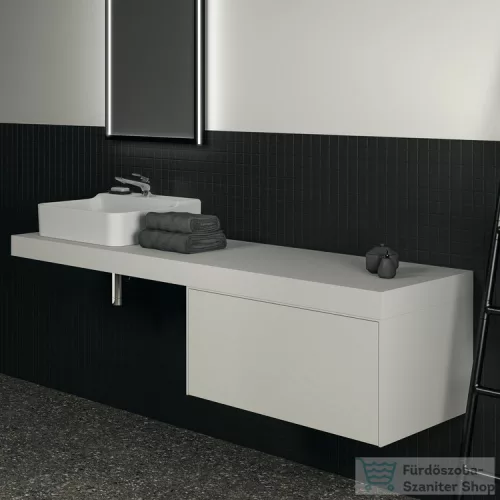Ideal Standard CONCA 180x50,5x8 cm-es pult bútorra,kivágás nélkül,Matt fehér T3954Y1