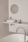 Ideal Standard CONCA 180x50,5x8 cm-es pult bútorra,kivágás nélkül,Matt fehér T3954Y1