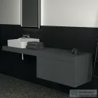 Ideal Standard CONCA 180x50,5x8 cm-es pult bútorra,kivágás nélkül,Matt antracit T3954Y2