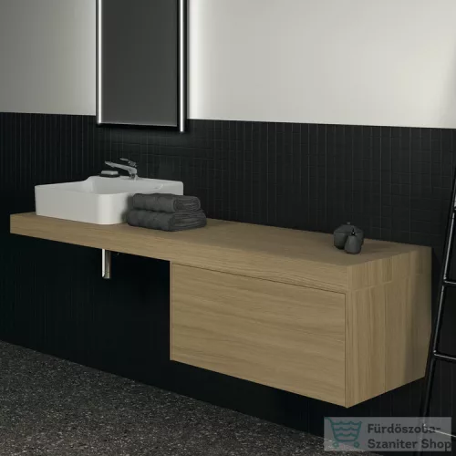 Ideal Standard CONCA 180x50,5x8 cm-es pult bútorra,kivágás nélkül,Light oak T3954Y6