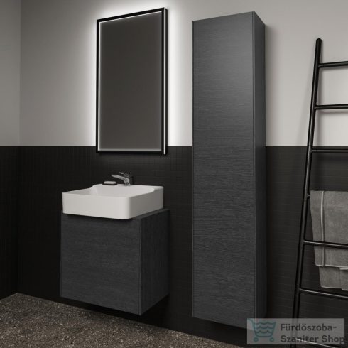 Ideal Standard CONCA 37x25x170 cm-es 1 ajtós szekrény,smoked oak T3955Y4