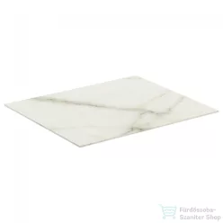  Ideal Standard CONCA 60x50,5x0,6 cm-es kerámia pult bútorra,kivágás nélkül,Calacatta marble T3969DH