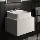 Ideal Standard CONCA 60x50,5x0,6 cm-es kerámia pult bútorra,kivágás nélkül,Calacatta marble T3969DH