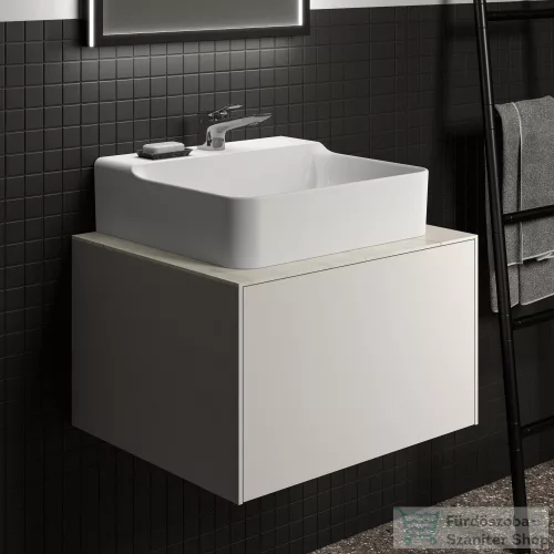 Ideal Standard CONCA 60x50,5x0,6 cm-es kerámia pult bútorra,kivágás nélkül,Calacatta marble T3969DH