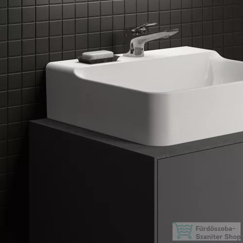 Ideal Standard CONCA 60x50,5x0,6 cm-es kerámia pult bútorra,kivágás nélkül,Grey stone T3969DI