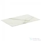 Ideal Standard CONCA 80x50,5x0,6 cm-es kerámia pult bútorra,kivágás nélkül,Calacatta marble T3970DH