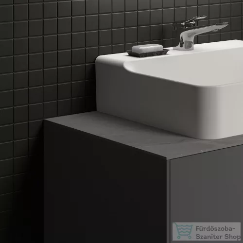 Ideal Standard CONCA 80x50,5x0,6 cm-es kerámia pult bútorra,kivágás nélkül,Grey stone T3970DI