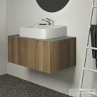 Ideal Standard CONCA 80x50,5x0,6 cm-es kerámia pult bútorra,kivágás nélkül,Grey stone T3970DI