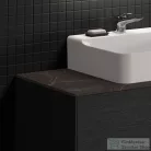 Ideal Standard CONCA 100x50,5x0,6 cm-es kerámia pult bútorra,kivágás nélkül,Black desire marble T3971DG