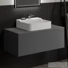 Ideal Standard CONCA 100x50,5x0,6 cm-es kerámia pult bútorra,kivágás nélkül,Grey stone T3971DI