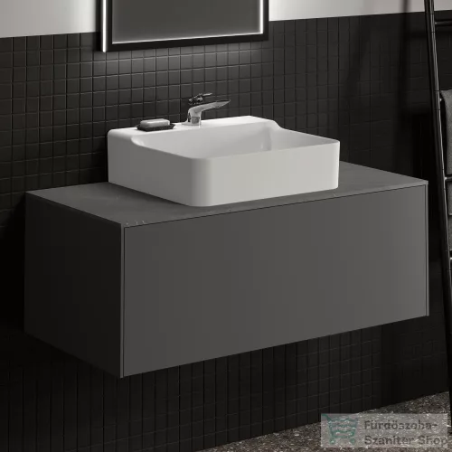 Ideal Standard CONCA 100x50,5x0,6 cm-es kerámia pult bútorra,kivágás nélkül,Grey stone T3971DI