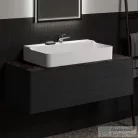 Ideal Standard CONCA 120x50,5x0,6 cm-es kerámia pult bútorra,kivágás nélkül,Black desire marble T3972DG