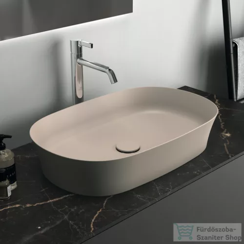 Ideal Standard CONCA 120x50,5x0,6 cm-es kerámia pult bútorra,kivágás nélkül,Black desire marble T3972DG