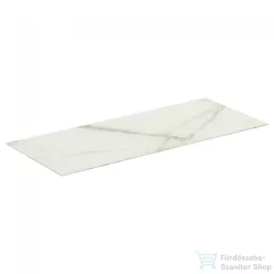   Ideal Standard CONCA 120x50,5x0,6 cm-es kerámia pult bútorra,kivágás nélkül,Calacatta marble T3972DH