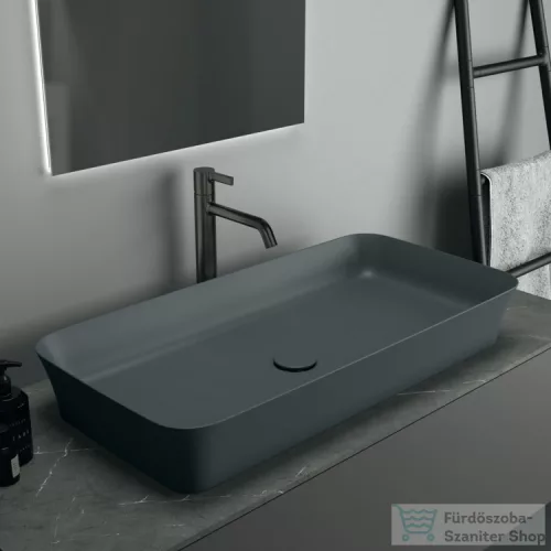 Ideal Standard CONCA 120x50,5x0,6 cm-es kerámia pult bútorra,kivágás nélkül,Grey stone T3972DI