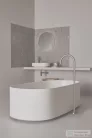 Ideal Standard CONCA 200x50,5x8 cm-es pult bútorra,kivágás nélkül,Matt fehér T4000Y1