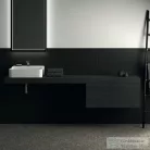 Ideal Standard CONCA 200x50,5x8 cm-es pult bútorra,kivágás nélkül,Smoked oak T4000Y4