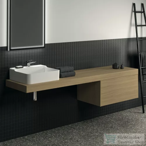Ideal Standard CONCA 200x50,5x8 cm-es pult bútorra,kivágás nélkül,Light oak T4000Y6