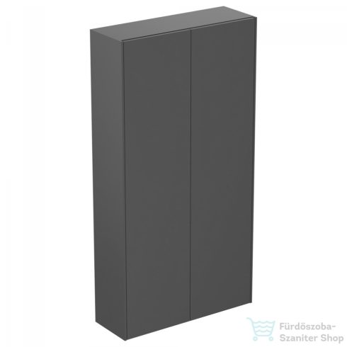 Ideal Standard CONCA 72x25x140 cm-es 2 ajtós szekrény,matt antracit T4107Y2