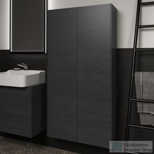 Ideal Standard CONCA 72x25x140 cm-es 2 ajtós szekrény,Smoked oak T4107Y4