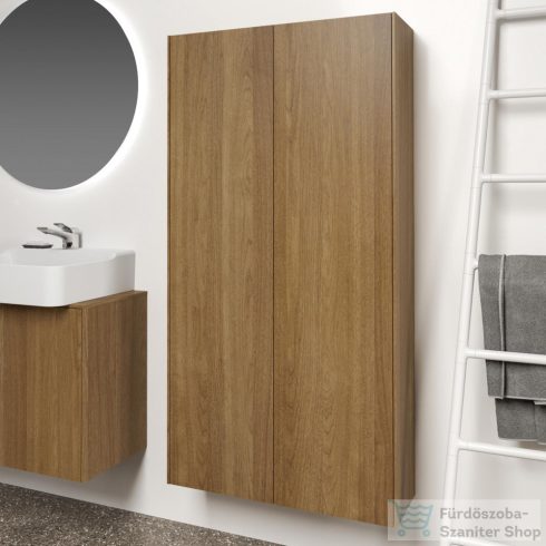 Ideal Standard CONCA 72x25x140 cm-es 2 ajtós szekrény,Dark walnut T4107Y5