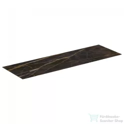   Ideal Standard CONCA 158,5x50,5x0,6 cm-es kerámia pult bútorra,kivágás nélkül,Black desire marble T4202DG