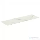 Ideal Standard CONCA 158,5x50,5x0,6 cm-es kerámia pult bútorra,kivágás nélkül,Calacatta marble T4202DH