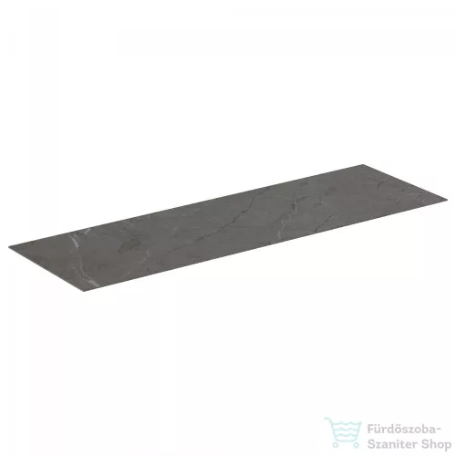 Ideal Standard CONCA 158,5x50,5x0,6 cm-es kerámia pult bútorra,kivágás nélkül,Grey stone T4202DI